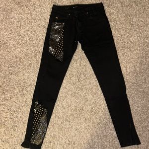 Miss Sixty Sequin Dazzle Black Jeans